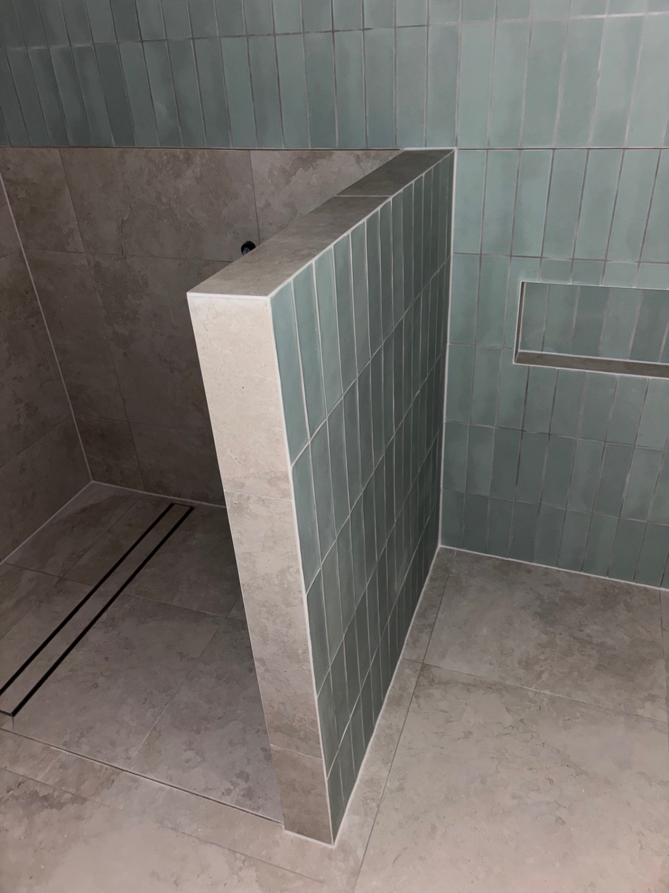 Half-wall divider — Mountain Creek